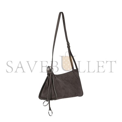 ALAÏA LE CLICK EAST WEST SMALL BAG IN NUBUCK (25*12.5*7cm) ALAÏA LE CLICK EAST WEST SMALL BAG IN NUBUCK (25*12.5*7cm)